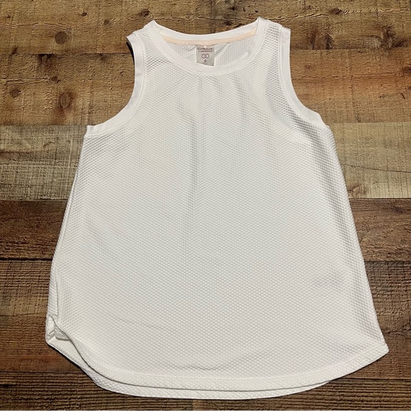 CALIA by Carrie Underwood Tops - Calia | Women's White Waffle Knit Tank Top Sz S